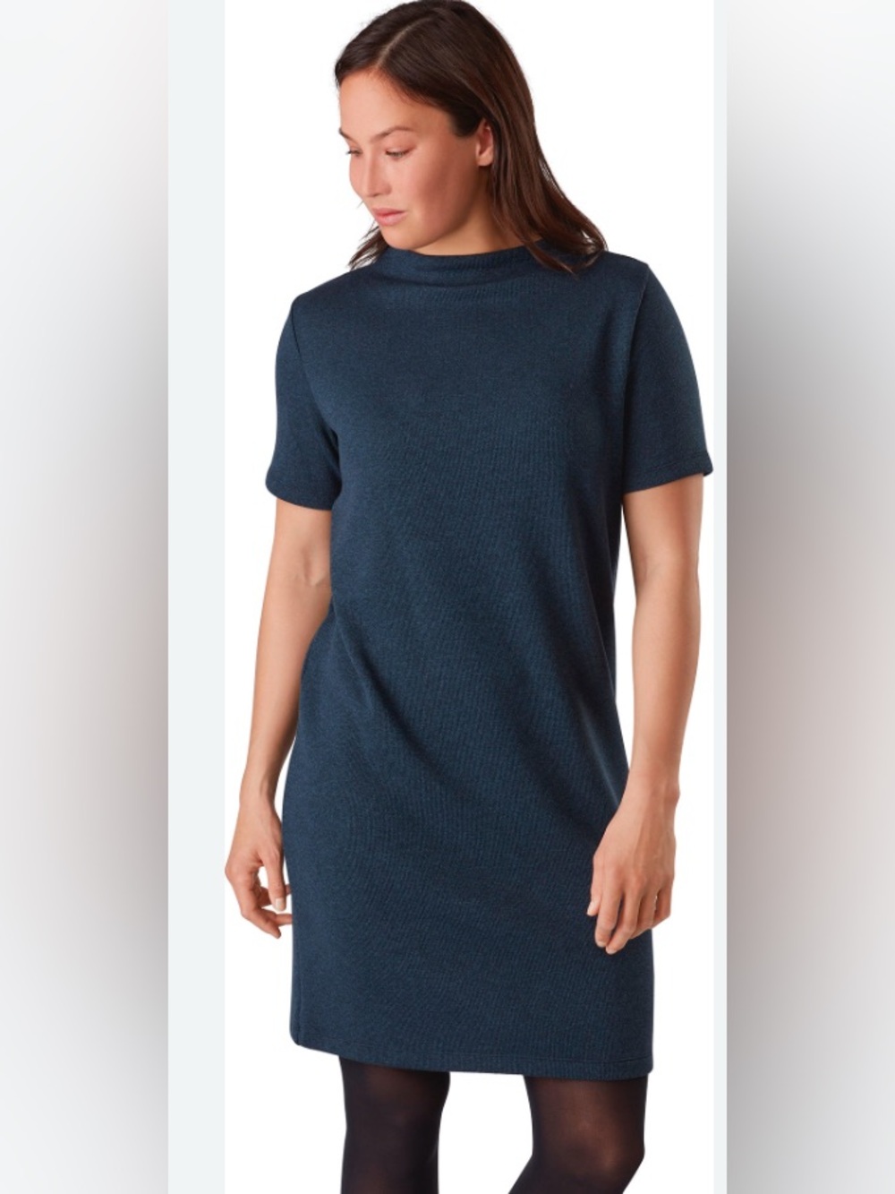 Arc'teryx Short-Sleeve Laina Shift‎ Dress Slate Blue, XSmall, Minimalist Office